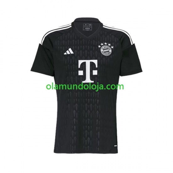 Camisola Bayern de Munique Guarda-redes Homem Equipamento Primeiro 2023-2024 Manga Curta